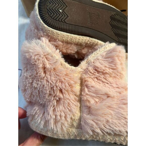Muk luks soft pink ankle bootie slippers m 7-8 - Picture 7 of 7